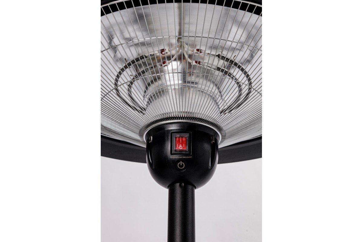 Электрический напольный обогреватель Hugett Floor Steel 1821ADC Black 4